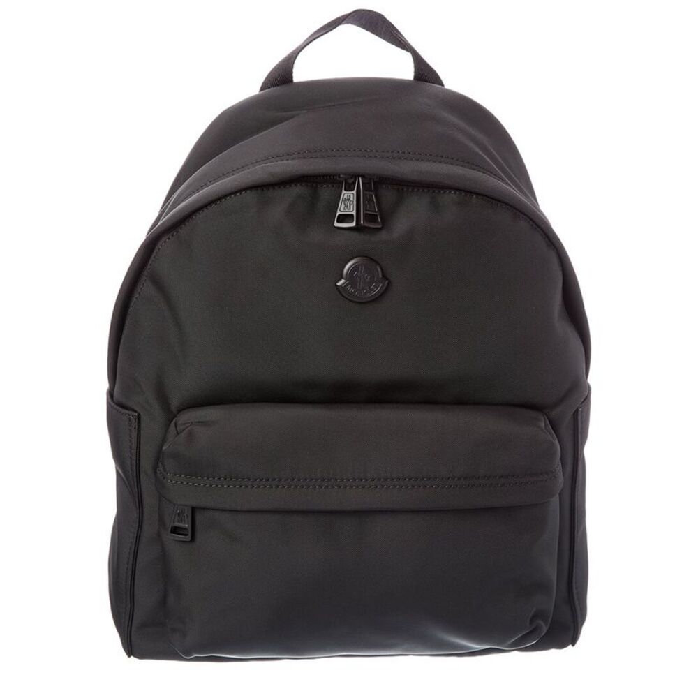 Moncler New Pierrick Canvas Backpack, Black